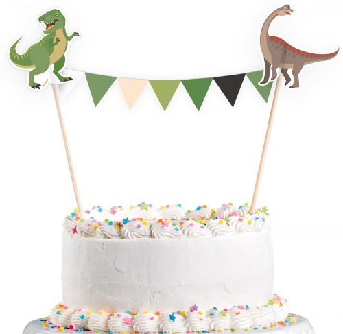 Dinosaur Happy cake bunting