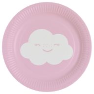 Rainbow Rainbow and Cloud and Cloud paper plate 8 pcs 18 cm