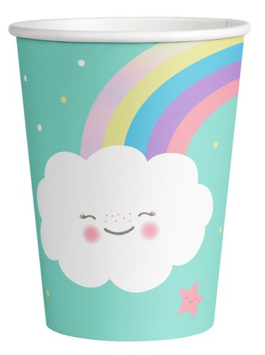 Rainbow and Cloud Rainbow and Cloud paper cup 8 pcs 250 ml