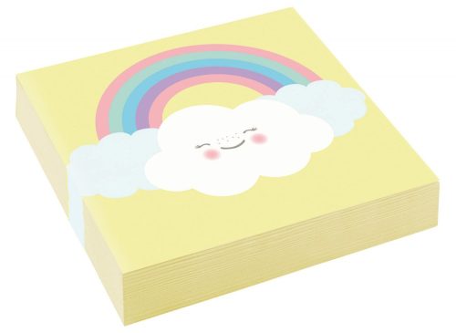 Rainbow and Cloud Napkin (20 pieces) 25*25 cm