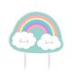 Rainbow and Cloud Rainbow and Cloud cake candle 8,5 cm