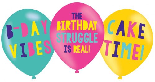Young and Fab Foil Balloon (6 pieces)
