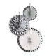 Silver Brush, Silver hanging decoration 3 pieces set