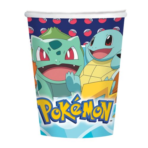 Pokémon Initial paper cup 8 pcs 250 ml