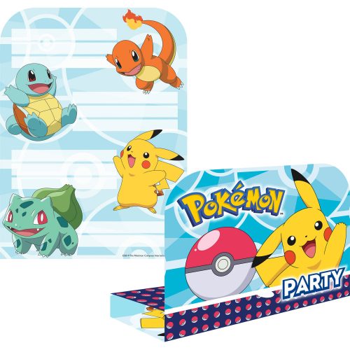 Pokémon Initial Party invitation card 8 pcs.