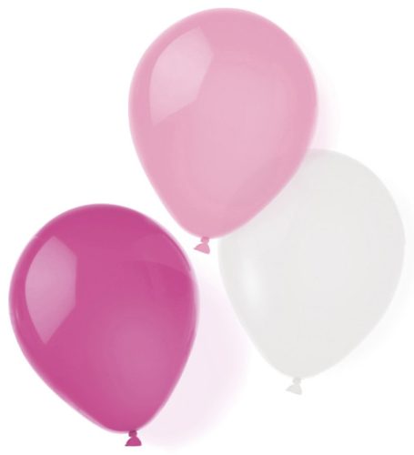 Pink Hot Pink air-balloon, balloon 8 pcs 10 inch (25,4 cm)