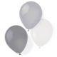 Silver Silver Dream air-balloon, balloon 8 pieces 10 inch (25,4 cm)