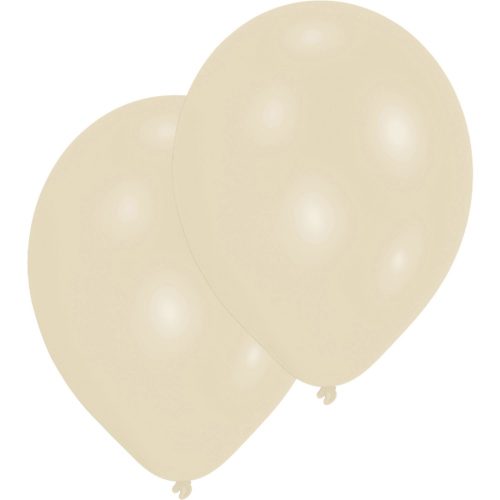 Balloon (10 pieces, 27,5 cm) Vanilla Cream