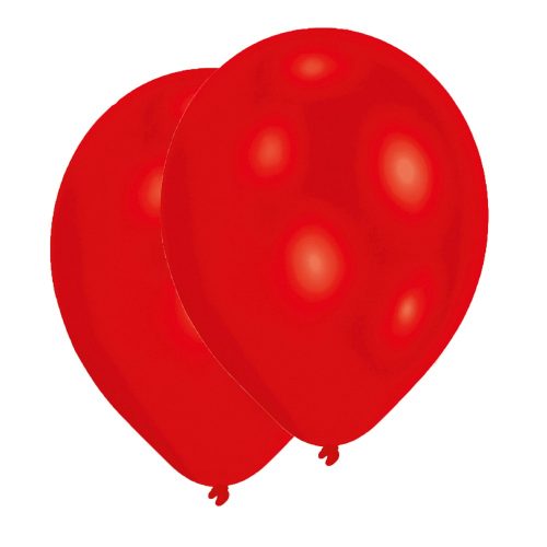 Red Red air-balloon, balloon 25 pieces 11 inch (27,5 cm)