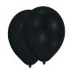 Black black air-balloon, balloon 25 pieces 11 inch (27,5 cm)