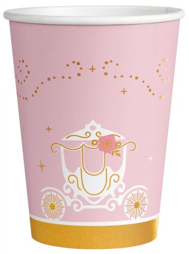 Princess Swan paper cup 8 pcs 250 ml