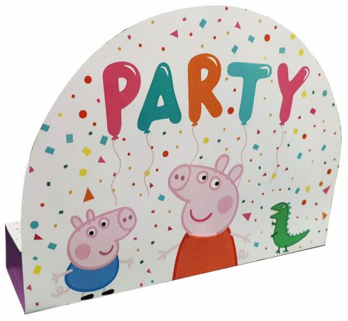 Peppa Pig Confetti Party invitation card 8 pcs.