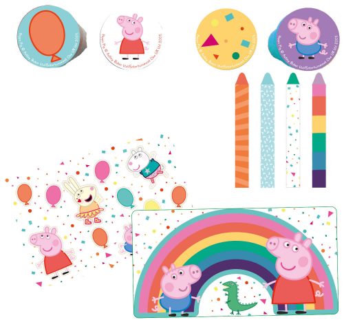 Peppa Pig Confetti stationery set (16 pieces)