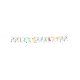 Party Colorful Confetti Flag Garland 1.85 m