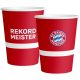 FC Bayern München Red paper cup 8 pcs 250 ml