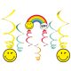 Emoji Wink ribbon decoration 6 pcs set