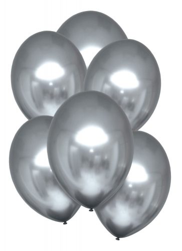 Satin Platinum air-balloon, balloon 6 pcs 11 inch (27,5cm)