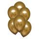 Satin gold air-balloon, balloon 6 pcs 11 inch (27,5cm)