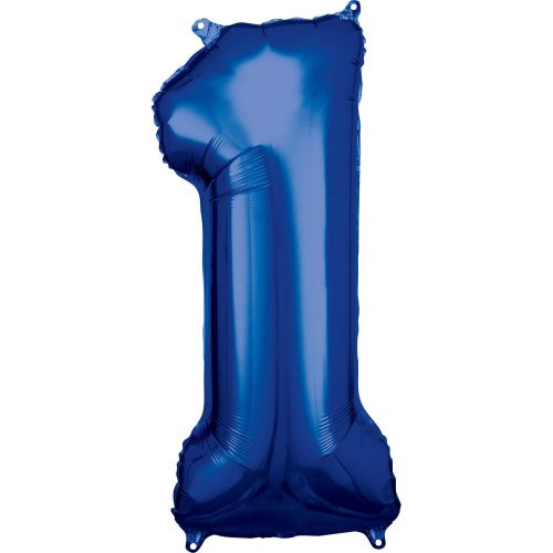 blue giant figure foil balloon 1 size, 86*33 cm
