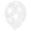 Wedding Clear filled balloon, 6-piece 11 inch (27.5 cm)