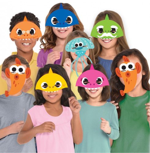Baby Shark Music mask, mask 8 pieces