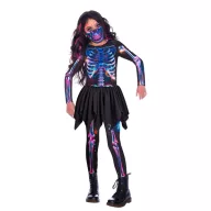 Halloween Neon Girl Skeleton Costume 3-4 Years