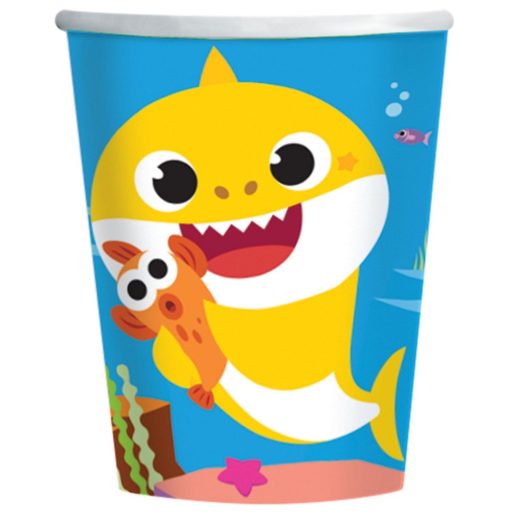 Baby Shark Music paper cup 8-pack 250 ml