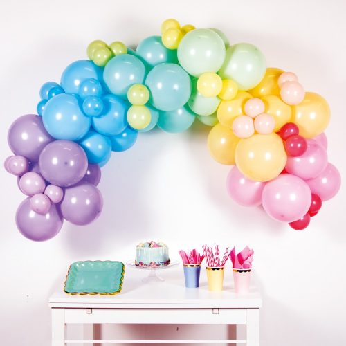 Colour Pastel air-balloon, balloon garland 78 pieces set