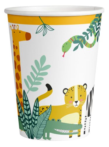 Wild Get Wild paper cup 8 pcs 250 ml