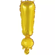 Number Gold, Gold ! Letter Foil Balloon, 43 cm