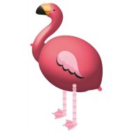 Flamingo Pink walking foil balloon 83 cm