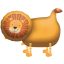 Lion Jungle walking foil balloon 96 cm