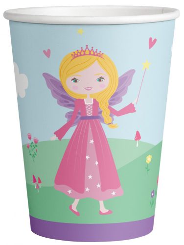 Princess Spell paper cup set of 8, 250 ml