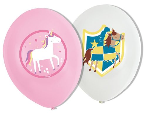 Princess and Knight Middle Ages air-balloon, balloon 6 pcs 11 inch (27,5 cm)