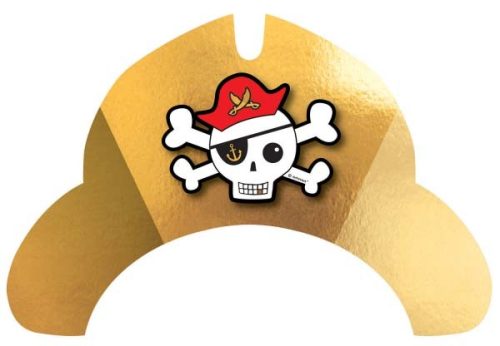 Pirate Party hat, hat 8 pcs.