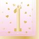 First Birthday Pink Ombre napkin 16 pcs 33x33 cm