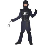 Police SWAT Agent Costume 8-10 Years