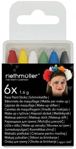 Halloween face painter set 6 pcs