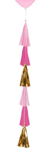 Pastel Pink Balloon ribbon + balloon weight holder