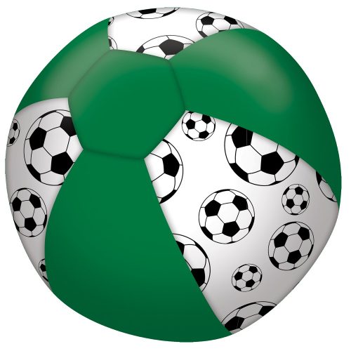 Football ball foil balloon 3 pieces 22,8 cm
