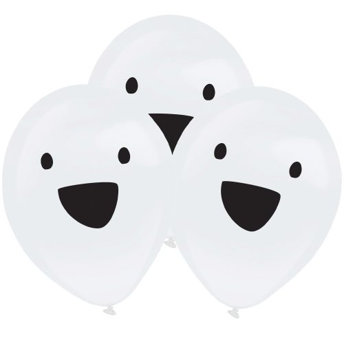 Spirit White light up LED balloon, balloon 4 pieces 11 inch (27,5 cm)