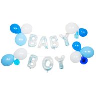 Baby Baby Boy Boy foil balloon, balloon set