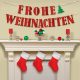 Frohe Weihnachten paper Banner 365 cm