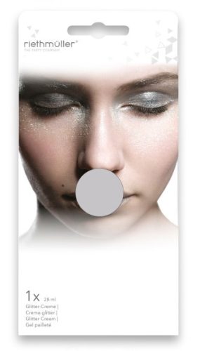 Make Up, Silver glittery face paint 28 ml