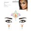 Party Face Tattoo with Self-Adhesive Rhinestones