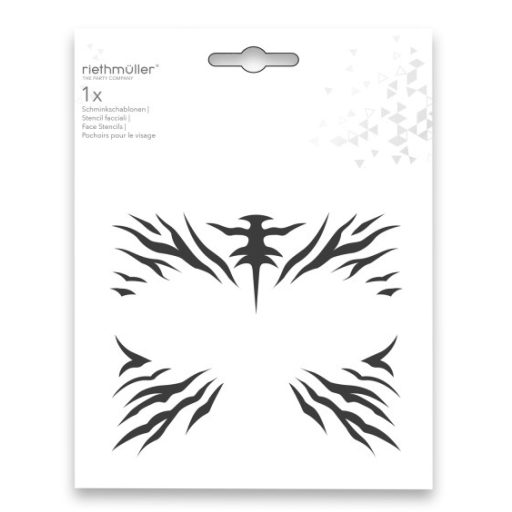 Party Tiger Face Tattoo