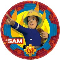 Fireman Sam Fire paper plate 8 pcs 23 cm