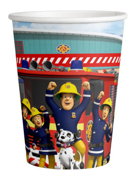 Fireman Sam Teamwork paper cup 8 pcs 250 ml