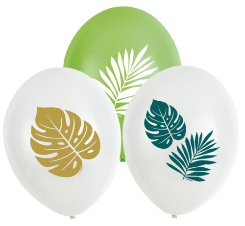 Key West Leaf balloon, 6 pcs 11 inch (27.5 cm)