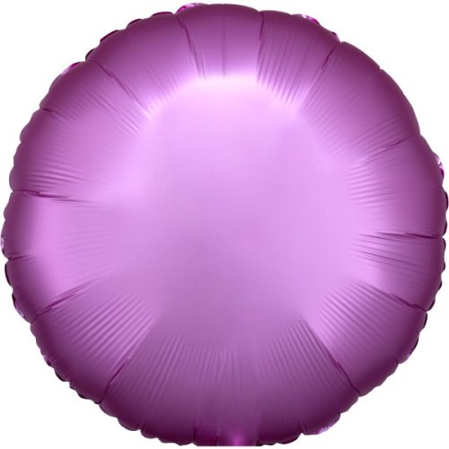 Silk Flamingo circle foil balloon 43 cm